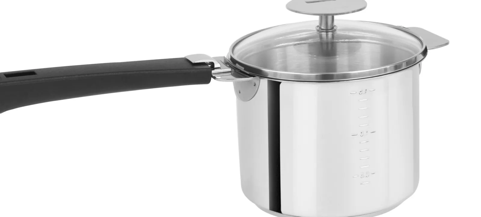 CRISTEL Casserole haute graduée inox