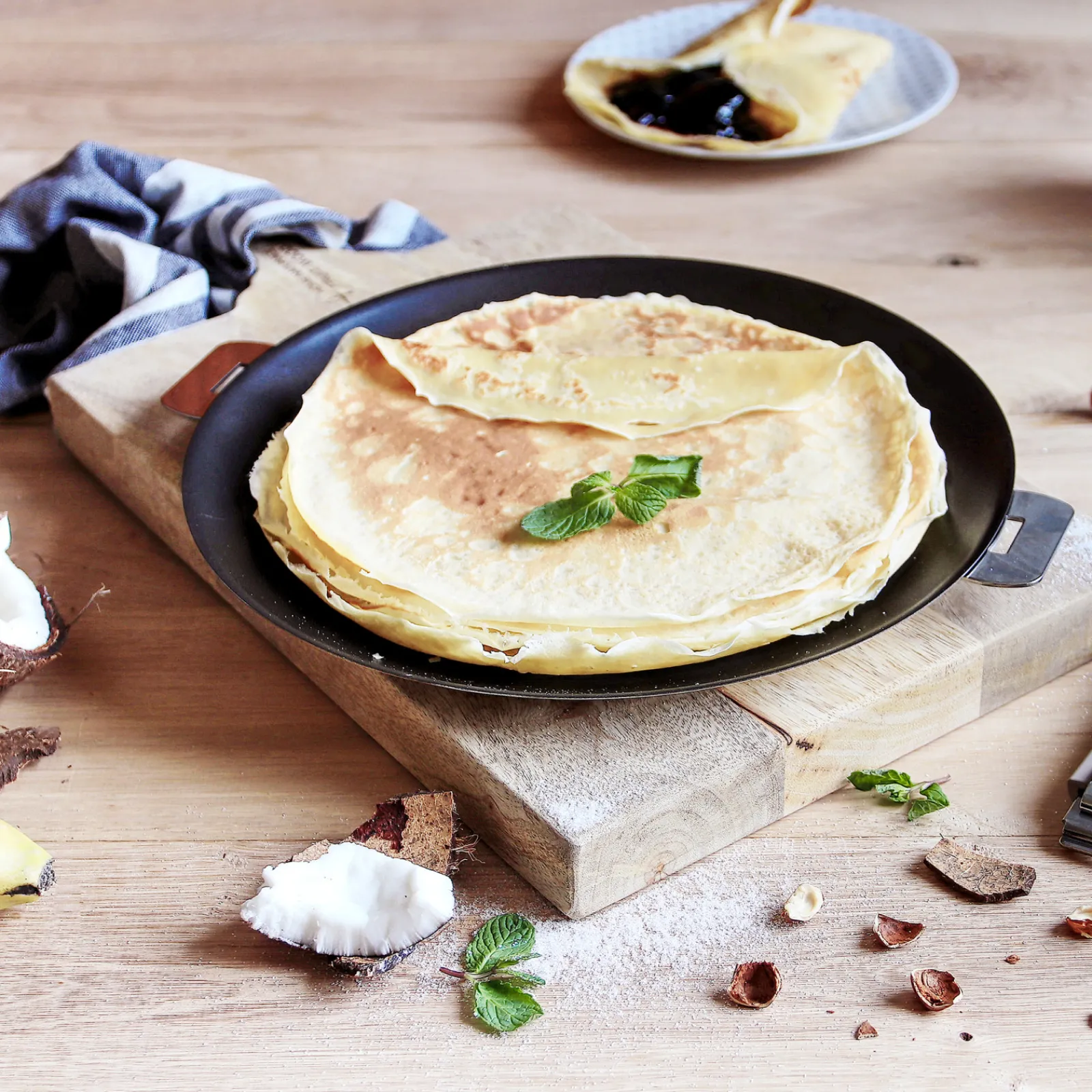 CRISTEL Crêpière inox - anti-adhésif Exceliss