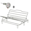 CRISTEL Pack grille berceau + thermomètre de cuisson pour plat à four