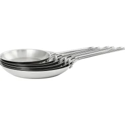 CRISTEL Poêle en inox brossé