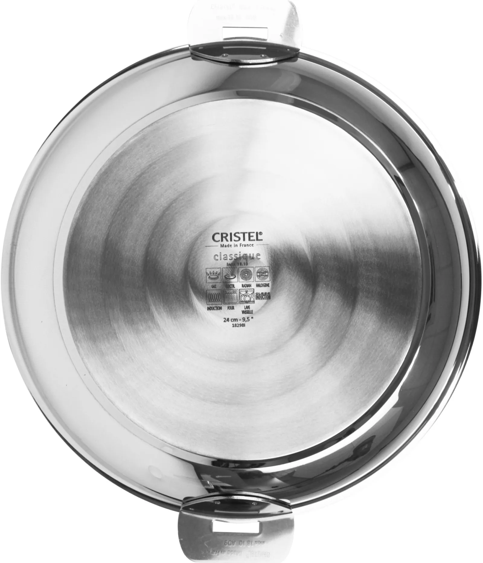 CRISTEL Poêle inox