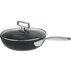 CRISTEL Sauteuse aluminium à poignée fixe avec couvercle