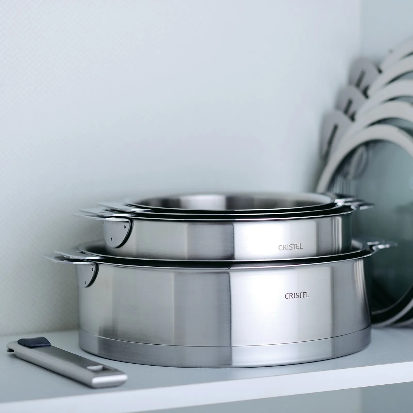 CRISTEL Sauteuse inox brossé amovible