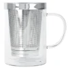 CRISTEL Verbena - mug en verre double paroi avec filtre dévissable